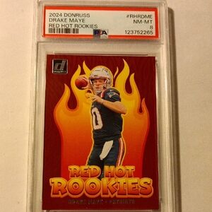 Drake Maye Rookie PSA 8